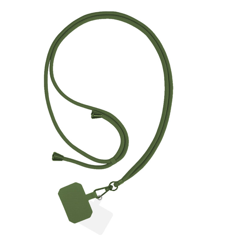 MF Touwtjes Universelles, verstellbares Telefonkabel – Militärgrün