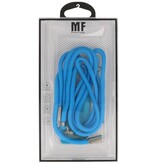 MF Touwtjes Universeel Verstelbaar Telefoonkoord - Blauw