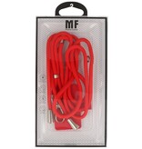 MF Touwtjes Cordon téléphonique réglable universel - Rouge