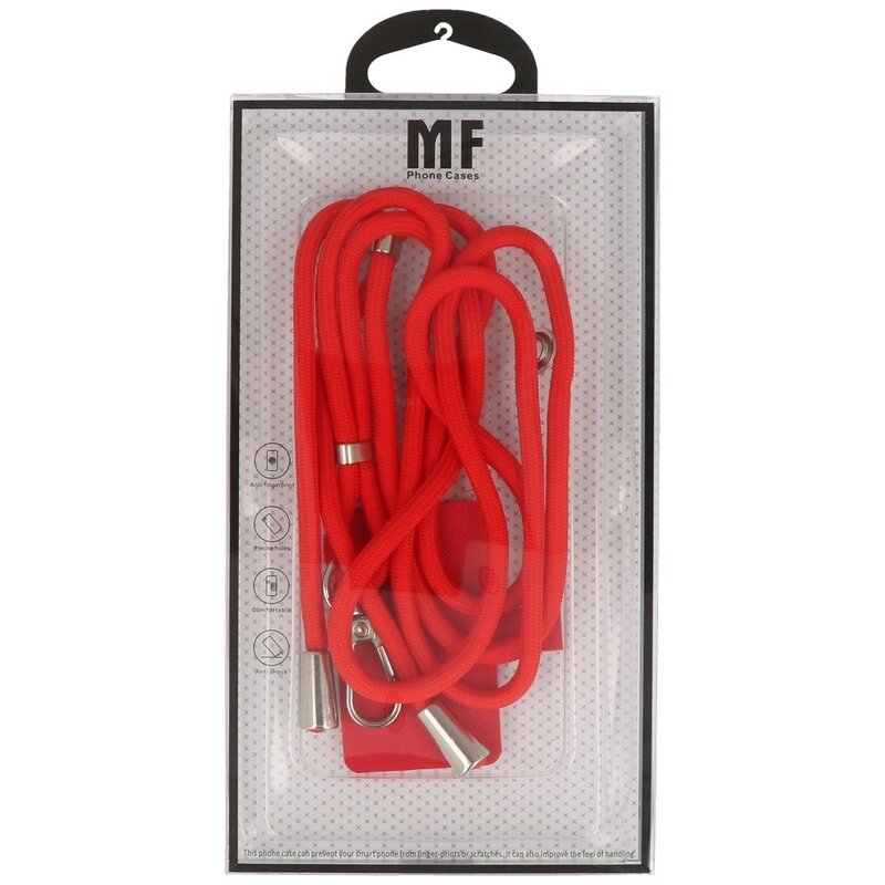 MF Touwtjes Universal Adjustable Telephone Cord - Red