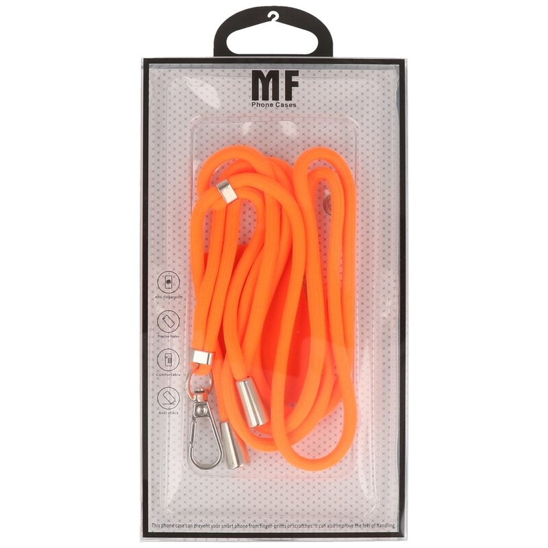 MF Touwtjes Cordon téléphonique réglable universel - Orange