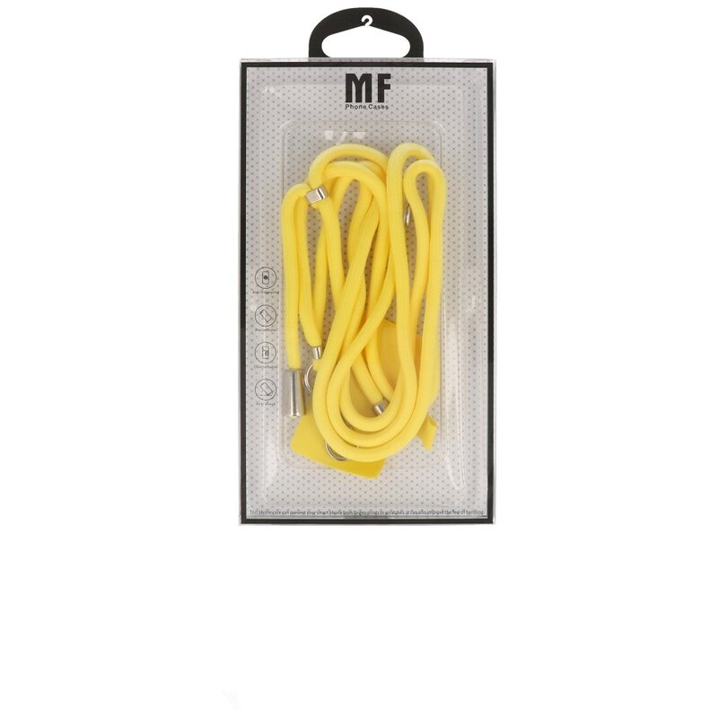 MF Touwtjes Universal Adjustable Telephone Cord - Yellow