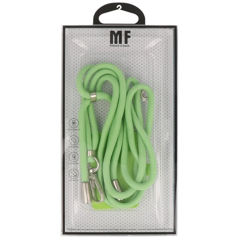 MF Touwtjes Universelles, verstellbares Telefonkabel – Grün
