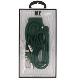 MF Touwtjes Cordon Téléphonique Ajustable Universel - Vert Foncé