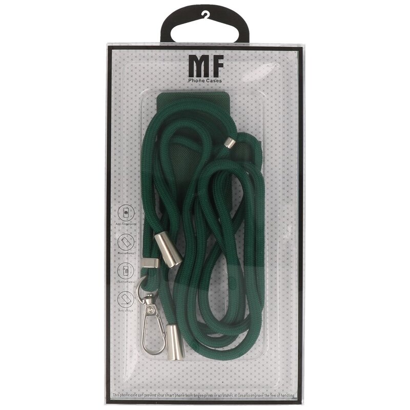 MF Touwtjes Cordon Téléphonique Ajustable Universel - Vert Foncé