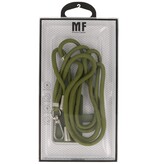 MF Touwtjes Universelles, verstellbares Telefonkabel – Militärgrün