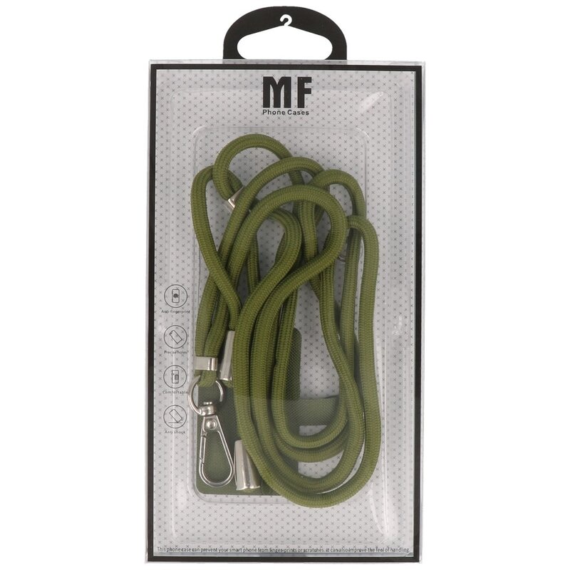 MF Touwtjes Universal Adjustable Telephone Cord - Military Green