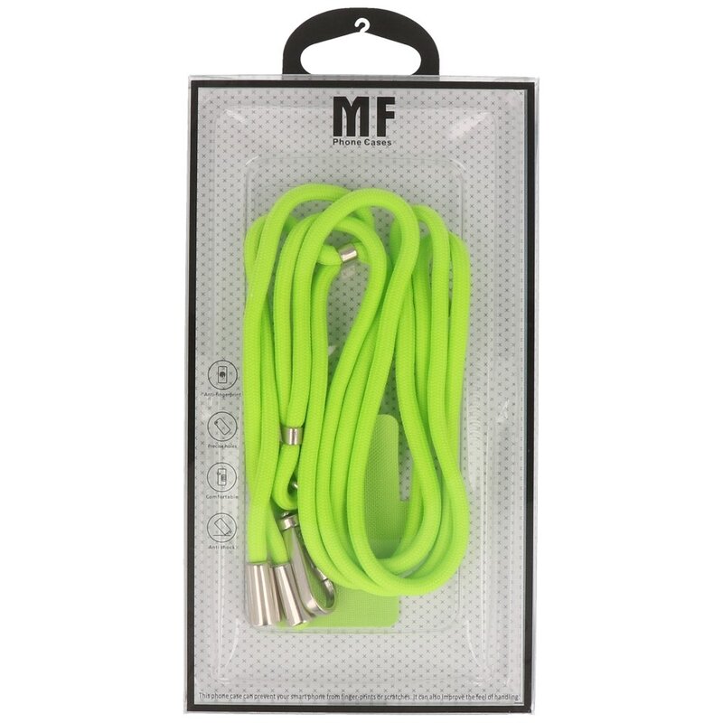 MF Touwtjes Universal Adjustable Telephone Cord - Fluorescent Green
