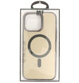 Étui rigide de couleur de mode magnétique IMD pour iPhone 12 Pro Max noir