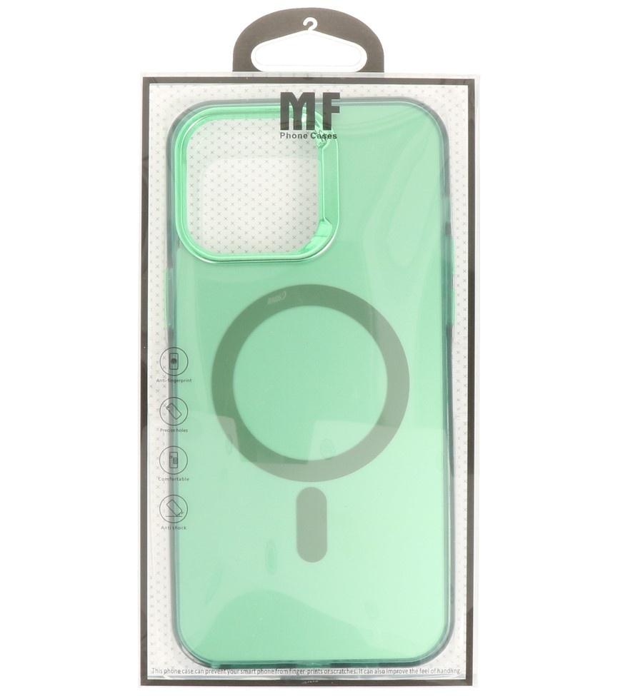 IMD Magnetic Fashion Color Hard Case für iPhone 13 - 14 Dunkelgrün