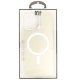 Estuche rígido magnético IMD Fashion Color para iPhone 13 Pro Max Blanco