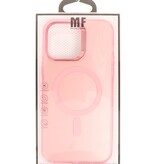 IMD Magnetic Fashion Color Hard Case voor iPhone 14 Pro Max Roze