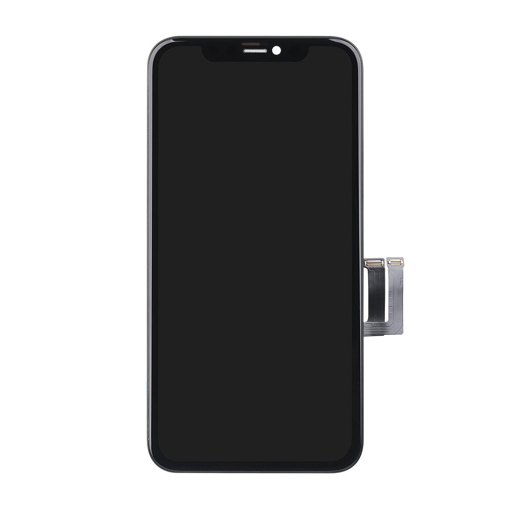 Hausmarke MF Prime Incell LCD-Halterung für iPhone 11 Schwarz + kostenloses MF-Vollglas