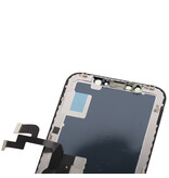 MF Display Support LCD incell MF Prime de marque maison pour iPhone X Noir + Verre complet MF gratuit