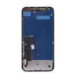 MF Display Supporto LCD incell MF Prime del marchio interno per iPhone XR nero + MF Full Glass gratuito