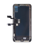 MF Display Soporte LCD incell MF Prime marca de la casa para iPhone Xs Max Negro + MF Full Glass Gratis