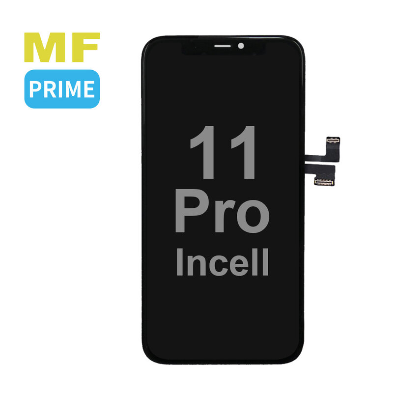 MF Display Support LCD incell MF Prime de marque maison pour iPhone 11 Pro noir + verre complet MF gratuit
