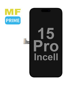 MF Display Marque maison MF Prime FHD incell LCD pour iPhone 15 Pro + Gratia MF Full Glass