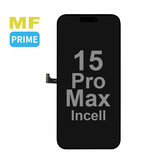 MF Display Hausmarke MF Prime FHD Incell LCD-Halterung für iPhone 15 Pro Max Schwarz + kostenloses MF-Vollglas