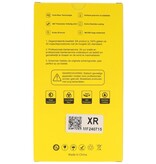 MF Display Husmærket MF Prime incell LCD-montering til iPhone XR Sort + Gratis MF fuld glas