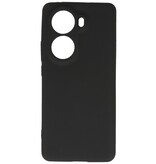 Funda de TPU de color de moda para Oppo Reno 11 Negro