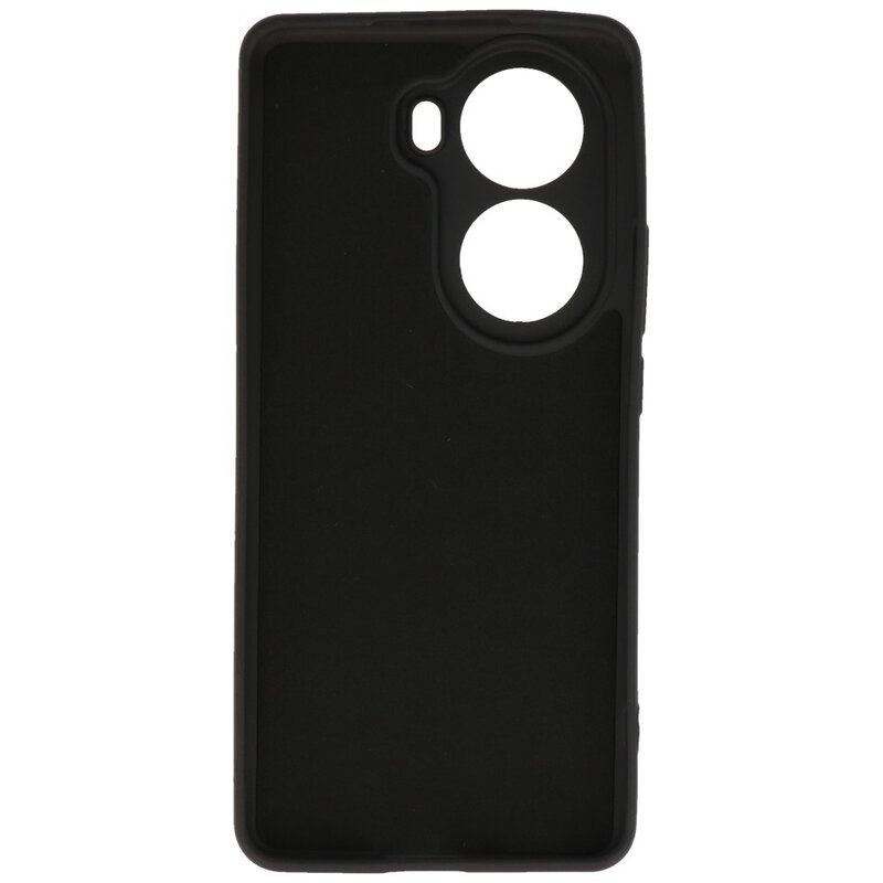 Funda de TPU de color de moda para Oppo Reno 11 Negro