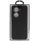 Funda de TPU de color de moda para Oppo Reno 11 Negro