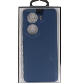 Coque en TPU couleur tendance pour Oppo Reno 11, bleu marine