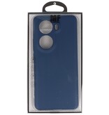 Coque en TPU couleur tendance pour Oppo Reno 11, bleu marine