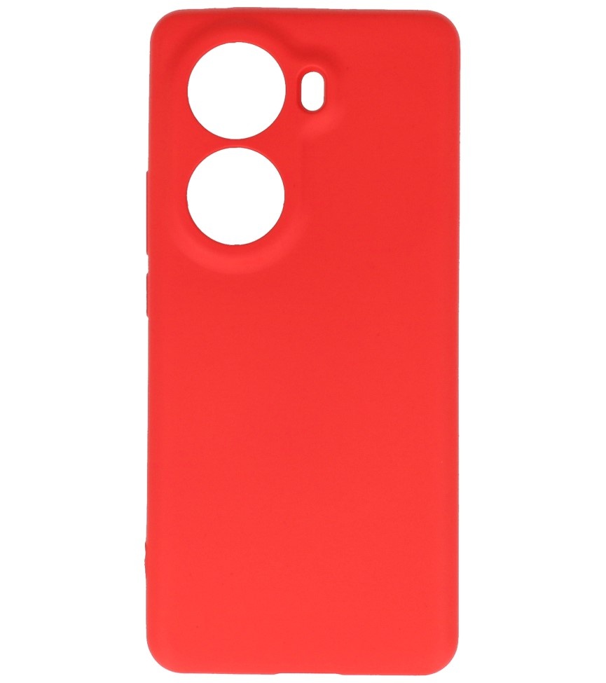 Coque TPU Couleur Mode pour Oppo Reno 11 Rouge