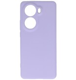 Funda de TPU de color de moda para Oppo Reno 11 Púrpura