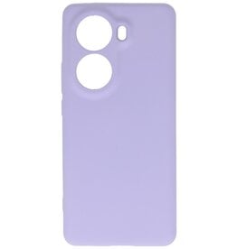 Fashion Color TPU Case Oppo Reno 11 Purple