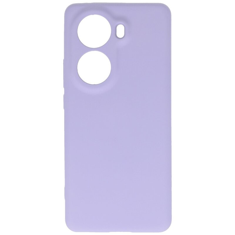 Funda de TPU de color de moda para Oppo Reno 11 Púrpura