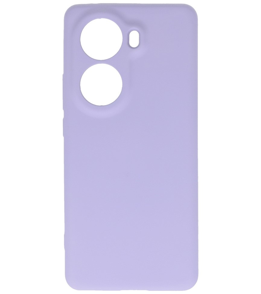 Fashion Color TPU Case for Oppo Reno 11 Purple