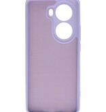 Fashion Color TPU Case for Oppo Reno 11 Purple