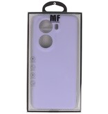 Funda de TPU de color de moda para Oppo Reno 11 Púrpura