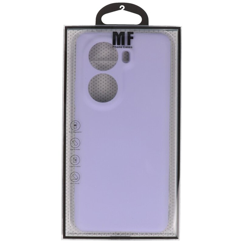 Coque TPU Couleur Mode pour Oppo Reno 11 Violet