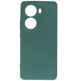 Custodia in TPU color moda per Oppo Reno 11 verde scuro