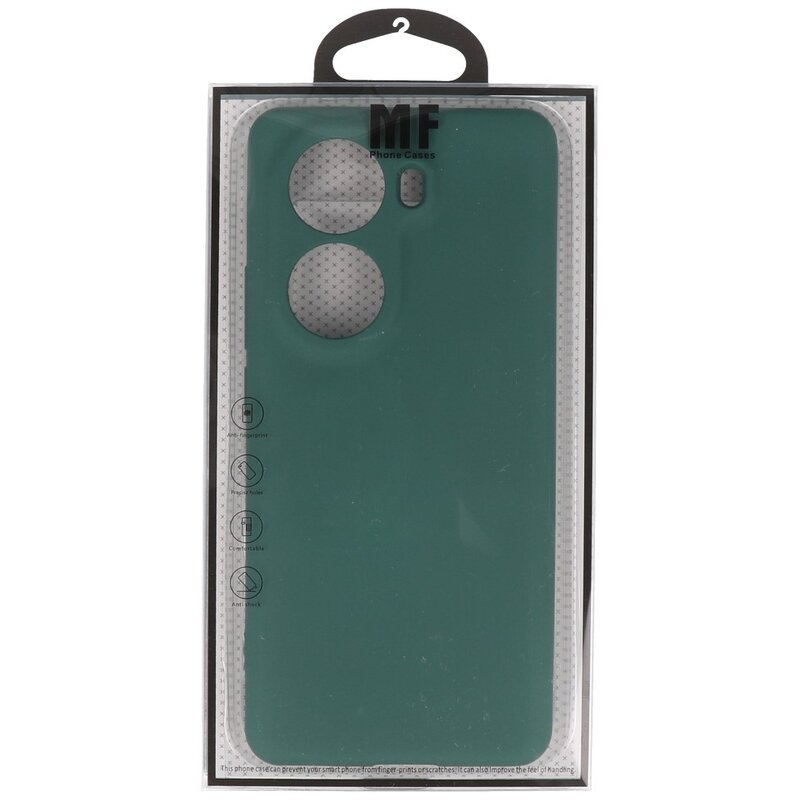 Fashion Color TPU taske til Oppo Reno 11 Dark Green