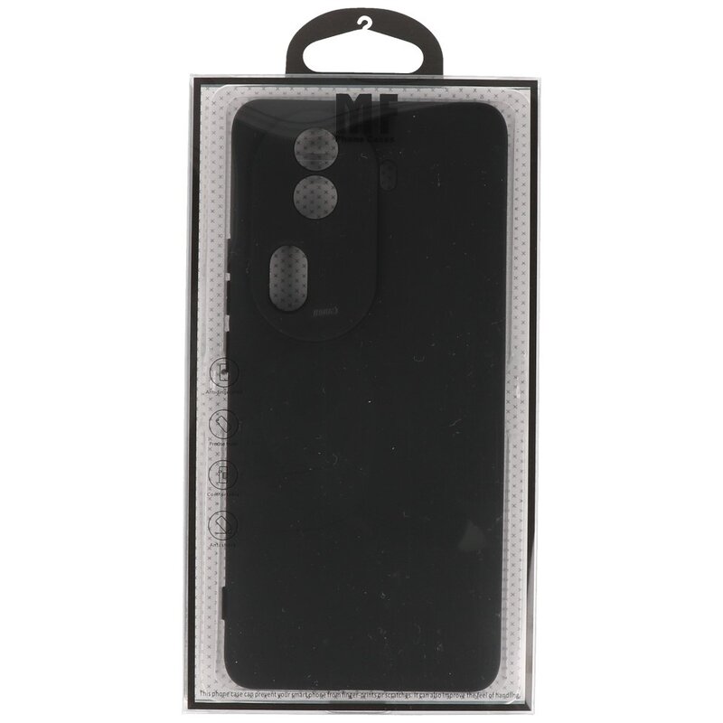 Funda de TPU de color de moda para Oppo Reno 11 Pro 5G Negro