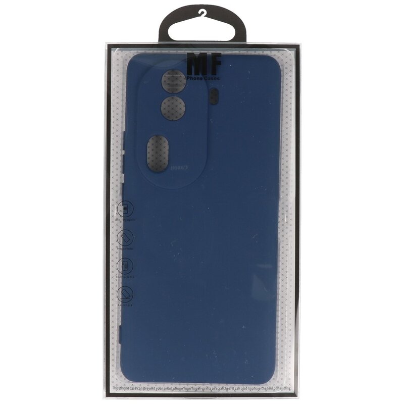 Fashion Color TPU Hoesje voor Oppo Reno 11 Pro 5G Navy