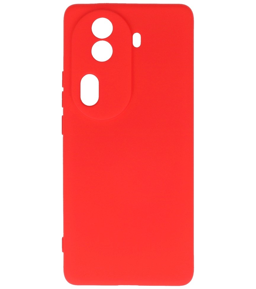 Coque TPU Couleur Mode pour Oppo Reno 11 Pro 5G Rouge