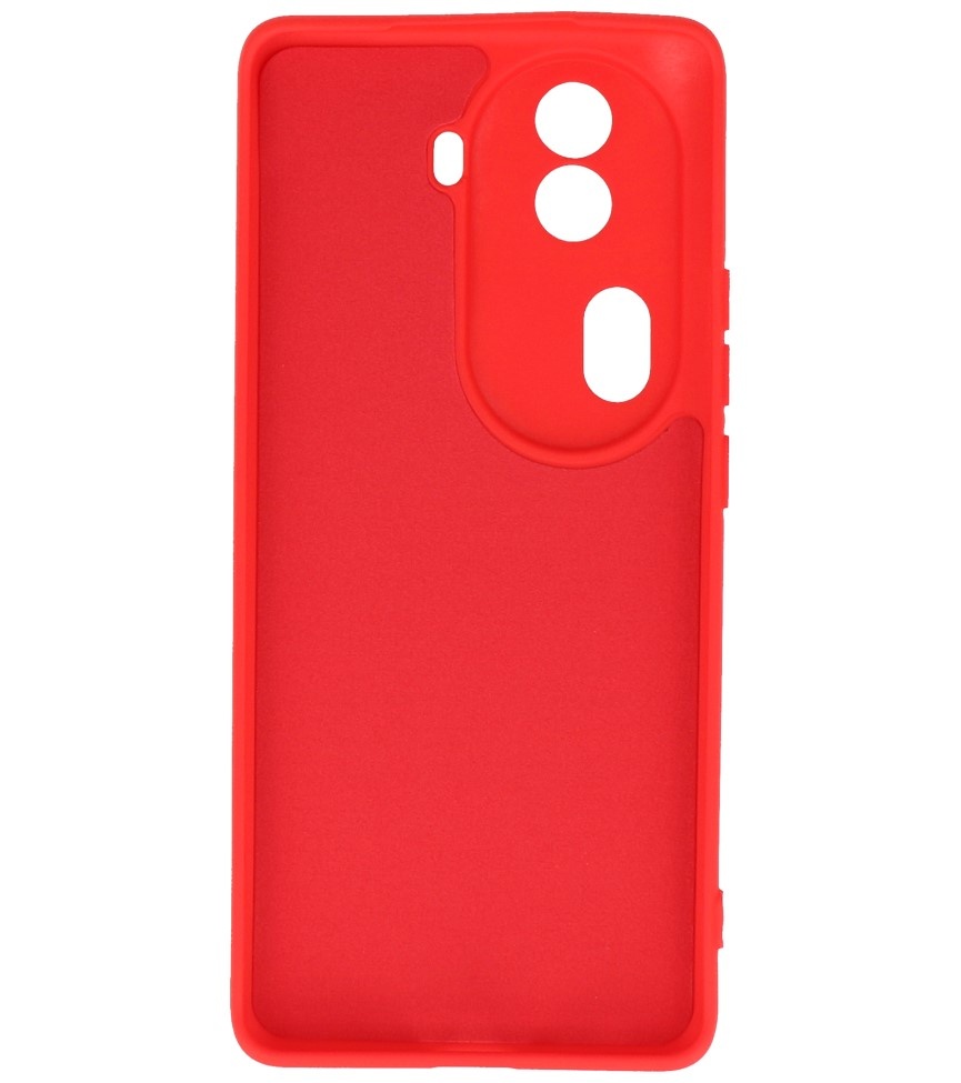 Coque TPU Couleur Mode pour Oppo Reno 11 Pro 5G Rouge