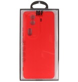 Custodia in TPU color moda per Oppo Reno 11 Pro 5G Rosso