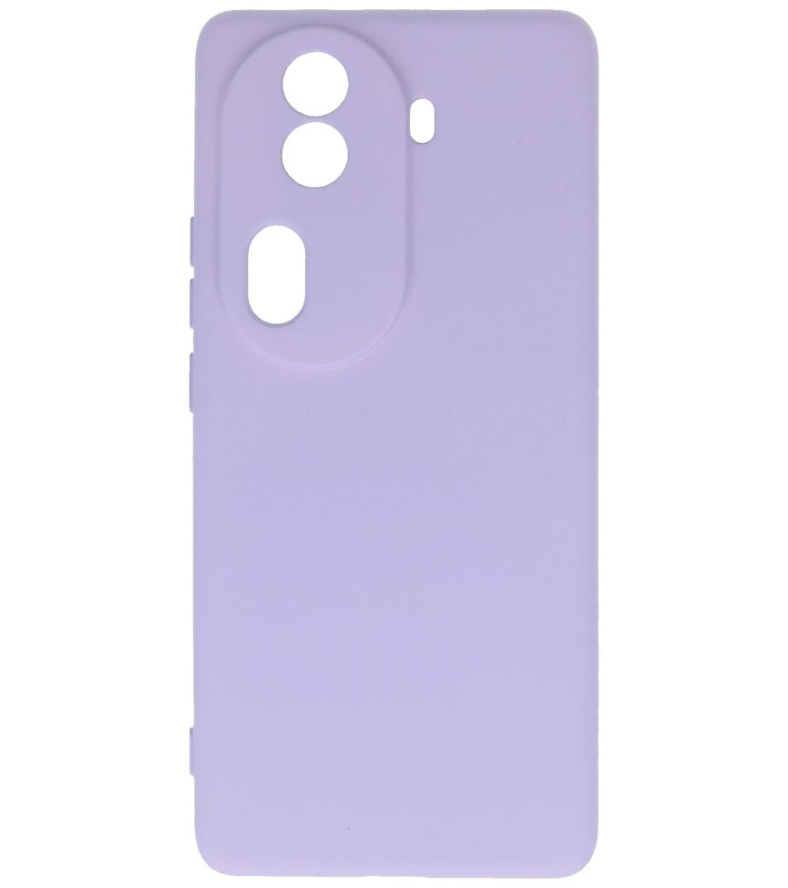 Fashion Color TPU Case for Oppo Reno 11 Pro 5G Purple