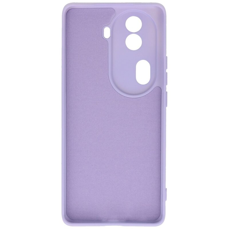 Fashion Color TPU Case for Oppo Reno 11 Pro 5G Purple