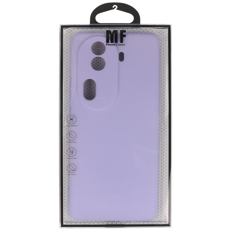 Fashion Color TPU Case for Oppo Reno 11 Pro 5G Purple