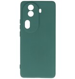 Custodia in TPU colorata alla moda per Oppo Reno 11 Pro 5G verde scuro