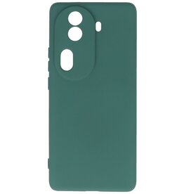 Custodia in TPU color moda per Oppo Reno 11 Pro 5G Verde scuro