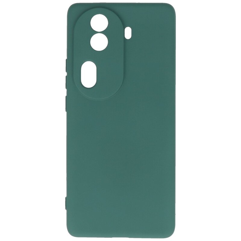 Custodia in TPU colorata alla moda per Oppo Reno 11 Pro 5G verde scuro